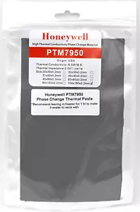 Honeywell PTM7950 100x160mm Phase Change Thermal Paste Laptop CPU Graphics - Picture 1 of 1