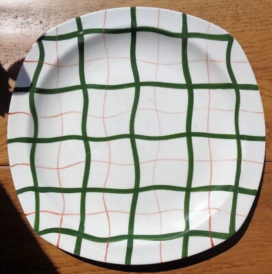 Vintage  Midwinter Stylecraft 8 inch  PLATE Homeweave Green   093 G - Image 1 of 4