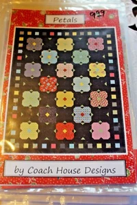 Coach House Designs Turtles in the Meadow & Petals Quilt Pattern Your Choice - Picture 1 of 4