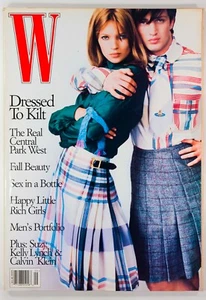 Kate Moss VIVIENNE WESTWOOD Kelly Lynch W magazine September 1995 Calvin Klein - Picture 1 of 1