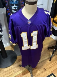 Authentic Minnesota Vikings Daunte Culpepper Reebok Tag Football Jersey Men 54 - Picture 1 of 10