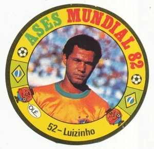 052 LUIZINHO # BRASILIEN WORLD CUP 82 CARD ASS Mundial 82 REYAUCA - Bild 1 von 1