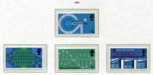 S2597) UK GREAT BRITAIN 1969 MNH Postal Technology 4V - Picture 1 of 1