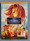 NEW SEALED DISNEY THE LION KING 2 SIMBA'S PRIDE 2-DISC SPECIAL EDITION DVD