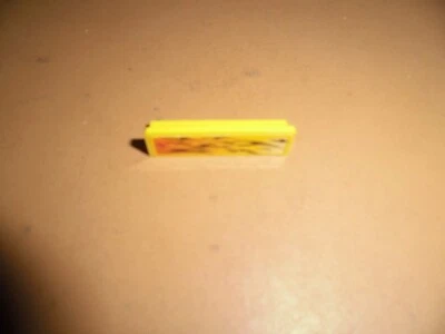 Lego Panel 1x4 Ecke Winkel 15207 mit Aufkleber Flammen nach links gelb ea8 - Bild 1 von 2