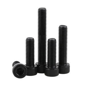 Zylinderschrauben Linksgewinde 12.9 Innensechskant Schwarz M4 M5 M6 M8 M10M12M16 - Picture 1 of 10