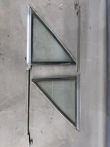 1961-1965 Ford Fairlane 500 Rear Door Glass Track Vent Windows Mercury Meteor - Picture 1 of 12