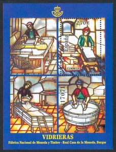 ESPAÑA 2009 - HOJA BLOQUE VIDRIERAS - EDIFIL 4491** - MNH - Imagen 1 de 1