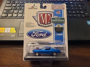 M2 Machines Auto Drivers 1966 Ford Mustang Fastback 2+2 289 R29 14-14 Blue - Picture 1 of 2