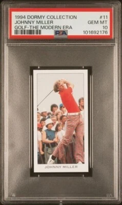 1994 DORMY COLLECTION GOLF MODERN ERA JOHNNY MILLER #11 PSA 10, POP 3 - Image 1 of 2