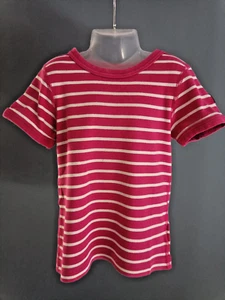 Boy's Poarn O. Pyret pink & white striped round-neck T-Shirt (2-3 years) - Picture 1 of 5