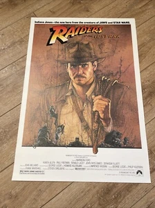 INDIANA JONES 'Raiders of the Lost Ark' 1981 Movie Poster -16.5 X 23.5 Rolled - Picture 1 of 18