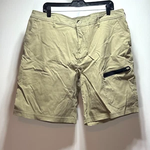 Pantalones Cortos Champion Golf Senderismo Talla 38 W Nylon Bolsillo Carga Elastizado Beige Caqui - Imagen 1 de 8