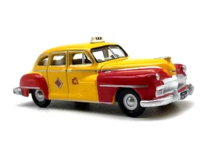 ED 1:87 Amarillo Desoto San Francisco Taxi Modelo Clásico Diecast Coche Coleccionable - Imagen 1 de 5