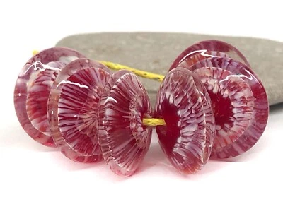 Cuentas de vidrio de murano hechas a mano únicas marca Tamara Yarilo 6 piezas Foto 1 de 4