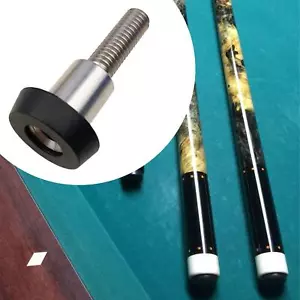 Billiard Cue Extension Bumper Connected Extension Billiard Back Plug Screw - Picture 1 of 11