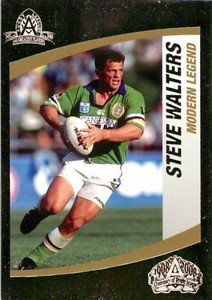 ✺New✺ 2008 CANBERRA RAIDERS NRL Card STEVE WALTERS Centenary Daily Telegraph