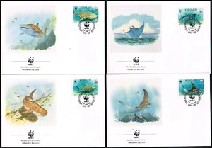 Kiribati 1991 ☀ W.W.F. - Sea Fishes set ☀ 4x FDC - Picture 1 of 1