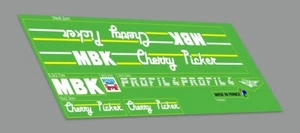 Kit decals stickers BMX MBK Cherry Picker - Picture 1 of 1