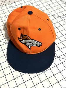 Denver Broncos Cap Hat Snap Back Men Orange - Picture 1 of 5