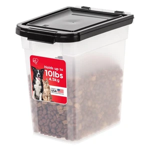 IRIS USA Airtight Dog Food Storage Container, WeatherPro, Up to 10 lbs, For D... - Picture 1 of 8
