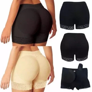 Mutandina donna body shaper FAKE ASS sollevatore culo dimagrante controllo pancia pizzo imbottita - Foto 1 di 11