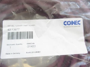 Kabelkonfektion 2 x Conec 43-13877-L45467-G16-C278 (NEU) - Bild 1 von 2