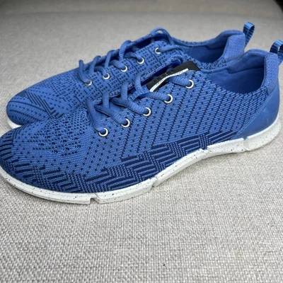 Zapatillas deportivas Ecco para mujer intrínsecas Karma Comfort EU 40 US 9,5 cuero tejido azul Foto 1 de 4