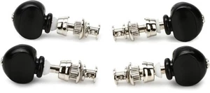 Grover 6B Champion Ukulele Pegs (Set of 4) - Black Buttons (2-pack) Bundle - Picture 1 of 1