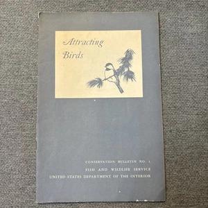 1948 Attracting Birds - USA Fisch- & Wildtierschutzblatt Nr. 1 - Bild 1 von 9
