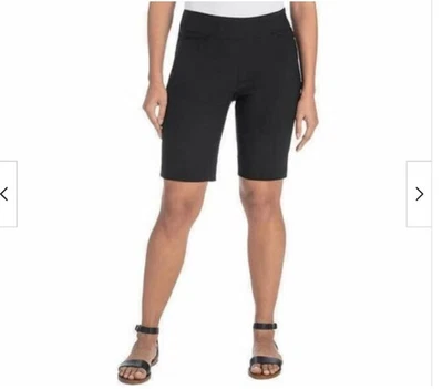 Bermudas cortas grandes negras Hilary Radley para dama artículo # 1364095 - nuevas con etiquetas Foto 1 de 3