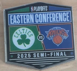 NBA Basketball Lapel/Hat Pin Semi Finals 2025 NY Knicks vs Boston Celtics - NBA - Picture 1 of 2