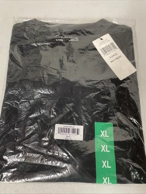 Calvin Klein мужская футболка черный красоты тени полоски коротким рукавом XL 100% хлопок - Изображение 1 из 4