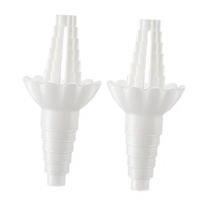 2Pcs Universal Flasche Entleerung Kit Zubehör Shampoo Transfer Stecker - Picture 1 of 6