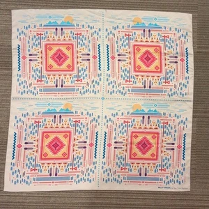 Art Scarf 36" Taby Thane Neighbors Mariposa Multicolor Southwestern Western - Picture 1 of 6