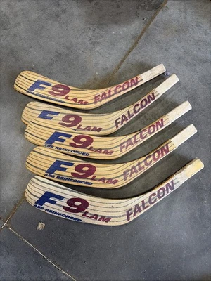 Vintage Falcon Left Hand Pro Hockey Stick Replacement Blade F9 Lam FXA x5 - Image 1 of 4