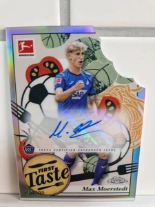 Topps First Taste Max Moerstedt RC 157/200 Auto TSG Hoffenheim 2024-25 Rookie - Bild 1 von 2