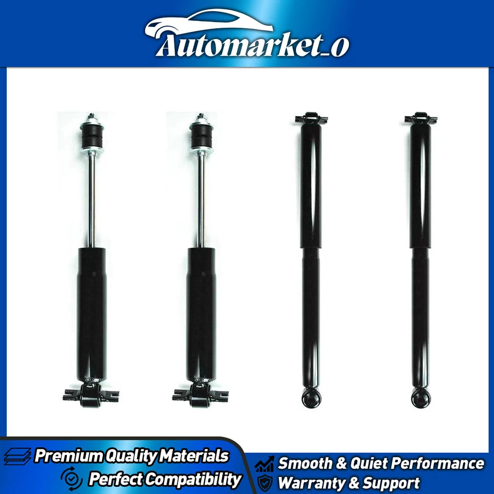 Передние задние амортизаторы FCS для 88-00 Chevy GMC C1500 2500 3500 RWD Sierra Silverado - Изображение 1 из 4