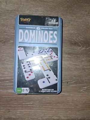 Fundex Dominoes Double 6 Color DOMINOES  - Image 1 of 2
