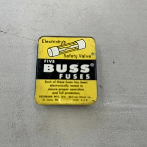 203937 New In Box; Bussmann GPK1/1 Box-5 Fuses 1/10A - Picture 1 of 2