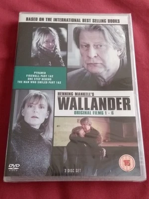 Wallander DVD Original Films 1-6 Swedish w English Sub Lassgard R2 NEW SEALED UK - Image 1 of 4