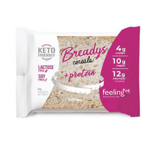 FEELING OK Breadys Start Pane Soffice proteico Cereali 50g