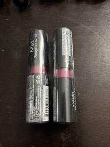 Lot Of 2 NYX PROFESSIONAL MAKEUP Matte Lipstick #MLS02 Shocking Pink - Picture 1 of 2