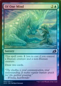 Of One Mind - FOIL - NM MTG IKO - Ikoria: Lair Of Behemoths 060/274 - Imagen 1 de 2