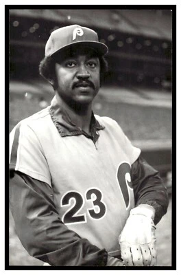 Cartão postal de beisebol vintage Ollie Brown Philadelphia Phillies Rd1 - Imagem 1 de 2