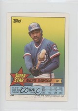 1989 Super Star Sticker Back Cards Andre Dawson Albert Hall Mickey Brantley HOF