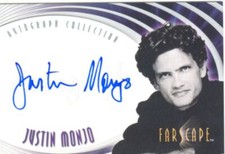 Farscape Through The Wormhole Autograph Card A36 Justin Monjo