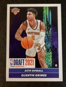 Pegatina y colección de tarjetas Panini 2021-22 QUENTIN GRIMES Draft Pick pegatina #103 - Imagen 1 de 1