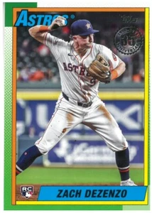 2025 Topps Series 1 - Zach Dezenzo Rookie #T90-92 1990 RC Insert Houston Astros - Picture 1 of 2