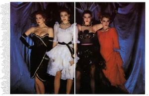 1980 Guy Bourdin 16 páginas revista editorial Le soir est une fete - Imagen 1 de 8
